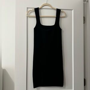 Square neck mini dress